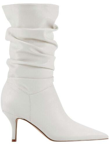 MARC FISHER Womens Ivory Padded Manya Pointed Toe Kitten Heel Slouch Boot 5.5 M ǥ