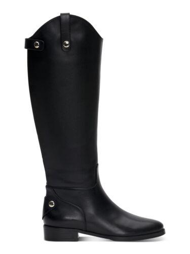 INC Womens Black Pull Tabs Snap Aleah Toe Stacked Heel Leather Riding Boot 6.5 M ǥ