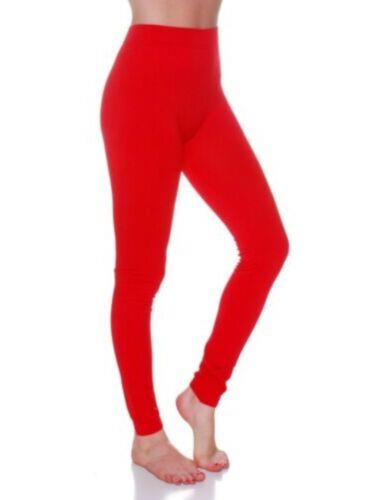 SOFRA Womens Red Leggings Size: ONE SIZE fB[X