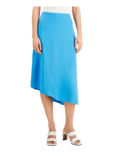 ALFANI Womens Blue Midi A-Line Skirt 18 fB[X