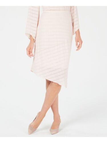 ALFANI Womens Pink Midi Skirt Size: 6 fB[X