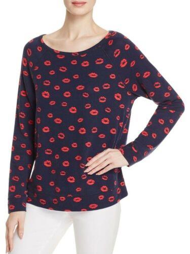 ジョイー SOFT * JOIE Womens Navy Stretch Scoop Neck Long Sleeve Sweatshirt XS レディース