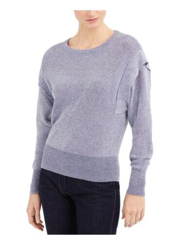 INC Womens Blue Patterned Long Sleeve Jewel Neck Sweater Size: XXL fB[X