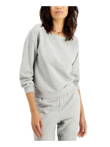 INC Womens Gray Heather Sweatshirt XS レディース