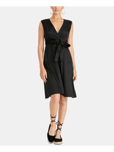 レイチェルロイ RACHEL ROY Womens Black Sleeveless Fit + Flare Dress Size: 10 レディース