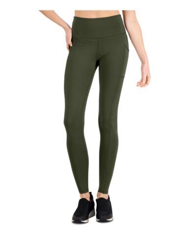 IDEOLOGY Womens Green Moisture Wicking Active Wear High Waist Leggings S fB[X