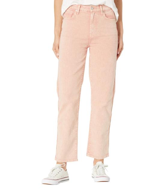 7 For All Mankind セブンフォーオルマンカインド High-Waist Cropped Straight in Mineral Rose レディース