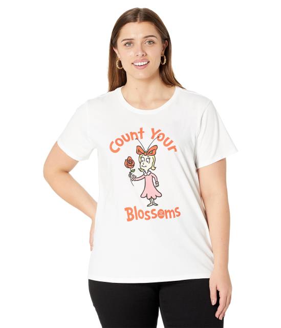 Life is Good ライフイズグッド Cindy-Lou Count Your Blossoms Crusher Tee レディース