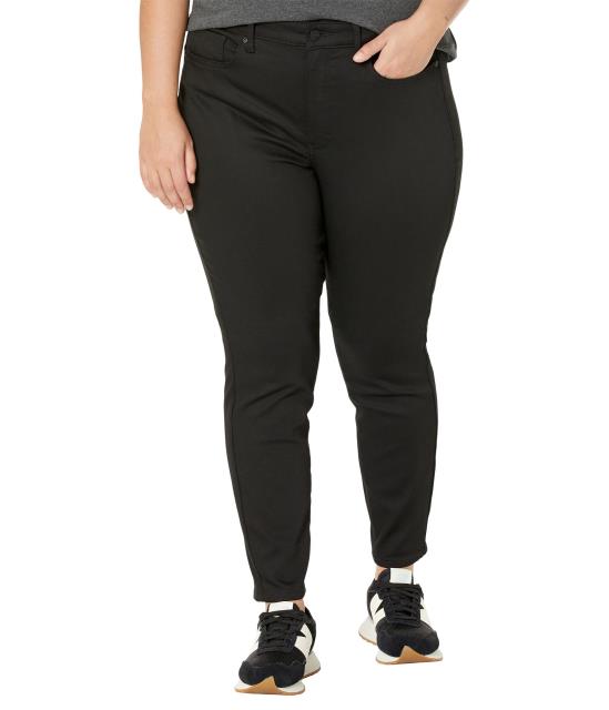 NYDJ Plus Size Plus Size Higher Rise Ami Skinny in Black レディース