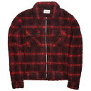 Lifted Anchors Men Prince Flannel Jacket (red / black) Y