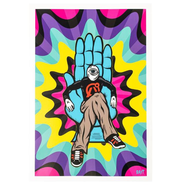 楽天サンガベイト BAIT x Punk Drunker 11x14 Print- Hand Chair （multi） ユニセックス