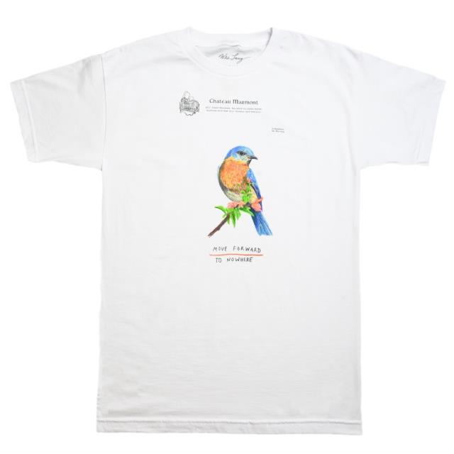 ベイト Wes Lang and BAIT Men Move Forward to Nowhere Tee (white) メンズ