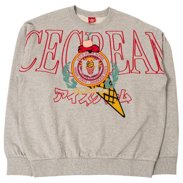 クリーム Ice Cream Men Waitlisted Crew (gray) メンズ