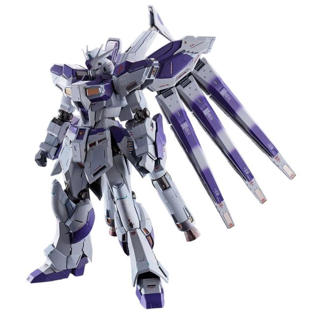 楽天サンガBandai Metal Build Mobile Suit Gundam Char's Counterattack Beltorchika's Children Hi-V Gundam Figure （purple）