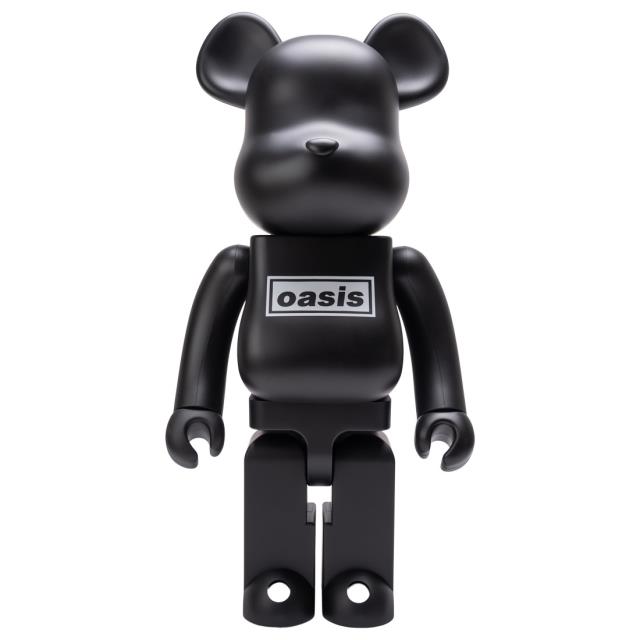メディコム Medicom Oasis Merchandising Black Rubber 1000% Bearbrick Figure (black)