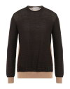 UNGARO ファッション セーター UNGARO Sweaters カラー:Dark brown■ご注文の際は、必ずご確認ください。※こちらの商品は海外からのお取り寄せ商品となりますので、ご入金確認後、商品お届けまで3から5週間程度お時間を頂いております。※高額商品(3万円以上)は、代引きでの発送をお受けできません。※ご注文後にお客様へ「注文確認のメール」をお送りいたします。それ以降のキャンセル、サイズ交換、返品はできませんので、あらかじめご了承願います。また、ご注文をいただいてからの発注となる為、メーカー在庫切れ等により商品がご用意できない場合がございます。その際には早急にキャンセル、ご返金いたします。※海外輸入の為、遅延が発生する場合や出荷段階での付属品の箱つぶれ、細かい傷や汚れ等が発生する場合がございます。※商品ページのサイズ表は海外サイズを日本サイズに換算した一般的なサイズとなりメーカー・商品によってはサイズが異なる場合もございます。サイズ表は参考としてご活用ください。UNGARO ファッション セーター UNGARO Sweaters カラー:Dark brown