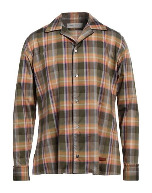 GOLDEN GOOSE ゴールデングース ファッション シャツ GOLDEN GOOSE Checked shirts カラー:Khaki■ご注文の際は、必ずご確認ください。※こちらの商品は海外からのお取り寄せ商品となりますので、ご入金確認後、商品お届けまで3から5週間程度お時間を頂いております。※高額商品(3万円以上)は、代引きでの発送をお受けできません。※ご注文後にお客様へ「注文確認のメール」をお送りいたします。それ以降のキャンセル、サイズ交換、返品はできませんので、あらかじめご了承願います。また、ご注文をいただいてからの発注となる為、メーカー在庫切れ等により商品がご用意できない場合がございます。その際には早急にキャンセル、ご返金いたします。※海外輸入の為、遅延が発生する場合や出荷段階での付属品の箱つぶれ、細かい傷や汚れ等が発生する場合がございます。※商品ページのサイズ表は海外サイズを日本サイズに換算した一般的なサイズとなりメーカー・商品によってはサイズが異なる場合もございます。サイズ表は参考としてご活用ください。GOLDEN GOOSE ゴールデングース ファッション シャツ GOLDEN GOOSE Checked shirts カラー:Khaki