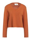 SOLOTRE ファッション セーター SOLOTRE Sweaters カラー:Rust■ご注文の際は、必ずご確認ください。※こちらの商品は海外からのお取り寄せ商品となりますので、ご入金確認後、商品お届けまで3から5週間程度お時間を頂いております。※高額商品(3万円以上)は、代引きでの発送をお受けできません。※ご注文後にお客様へ「注文確認のメール」をお送りいたします。それ以降のキャンセル、サイズ交換、返品はできませんので、あらかじめご了承願います。また、ご注文をいただいてからの発注となる為、メーカー在庫切れ等により商品がご用意できない場合がございます。その際には早急にキャンセル、ご返金いたします。※海外輸入の為、遅延が発生する場合や出荷段階での付属品の箱つぶれ、細かい傷や汚れ等が発生する場合がございます。※商品ページのサイズ表は海外サイズを日本サイズに換算した一般的なサイズとなりメーカー・商品によってはサイズが異なる場合もございます。サイズ表は参考としてご活用ください。SOLOTRE ファッション セーター SOLOTRE Sweaters カラー:Rust