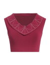 ALAIA アライア ファッション トップス ALAIA Crop tops カラー:Garnet■ご注文の際は、必ずご確認ください。※こちらの商品は海外からのお取り寄せ商品となりますので、ご入金確認後、商品お届けまで3から5週間程度お時間を頂いております。※高額商品(3万円以上)は、代引きでの発送をお受けできません。※ご注文後にお客様へ「注文確認のメール」をお送りいたします。それ以降のキャンセル、サイズ交換、返品はできませんので、あらかじめご了承願います。また、ご注文をいただいてからの発注となる為、メーカー在庫切れ等により商品がご用意できない場合がございます。その際には早急にキャンセル、ご返金いたします。※海外輸入の為、遅延が発生する場合や出荷段階での付属品の箱つぶれ、細かい傷や汚れ等が発生する場合がございます。※商品ページのサイズ表は海外サイズを日本サイズに換算した一般的なサイズとなりメーカー・商品によってはサイズが異なる場合もございます。サイズ表は参考としてご活用ください。ALAIA アライア ファッション トップス ALAIA Crop tops カラー:Garnet