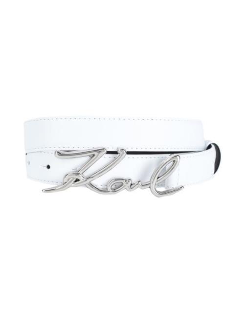 KARL LAGERFELD カール ラガーフェルド アクセサリー小物 ベルト KARL LAGERFELD Regular belts カラー:White■ご注文の際は、必ずご確認ください。※こちらの商品は海外からのお取り寄せ商品となりますので、ご入金確認後、商品お届けまで3から5週間程度お時間を頂いております。※高額商品(3万円以上)は、代引きでの発送をお受けできません。※ご注文後にお客様へ「注文確認のメール」をお送りいたします。それ以降のキャンセル、サイズ交換、返品はできませんので、あらかじめご了承願います。また、ご注文をいただいてからの発注となる為、メーカー在庫切れ等により商品がご用意できない場合がございます。その際には早急にキャンセル、ご返金いたします。※海外輸入の為、遅延が発生する場合や出荷段階での付属品の箱つぶれ、細かい傷や汚れ等が発生する場合がございます。※商品ページのサイズ表は海外サイズを日本サイズに換算した一般的なサイズとなりメーカー・商品によってはサイズが異なる場合もございます。サイズ表は参考としてご活用ください。KARL LAGERFELD カール ラガーフェルド アクセサリー小物 ベルト KARL LAGERFELD Regular belts カラー:White