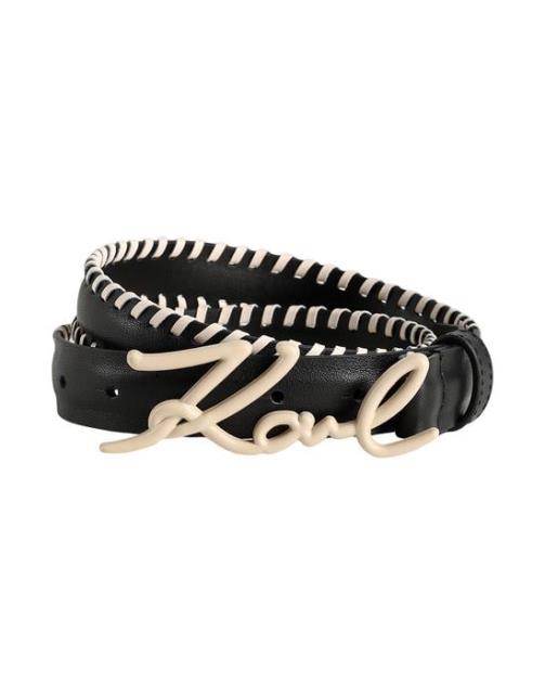 KARL LAGERFELD カール ラガーフェルド アクセサリー小物 ベルト KARL LAGERFELD Regular belts カラー:Black■ご注文の際は、必ずご確認ください。※こちらの商品は海外からのお取り寄せ商品となりますので、ご入金確認後、商品お届けまで3から5週間程度お時間を頂いております。※高額商品(3万円以上)は、代引きでの発送をお受けできません。※ご注文後にお客様へ「注文確認のメール」をお送りいたします。それ以降のキャンセル、サイズ交換、返品はできませんので、あらかじめご了承願います。また、ご注文をいただいてからの発注となる為、メーカー在庫切れ等により商品がご用意できない場合がございます。その際には早急にキャンセル、ご返金いたします。※海外輸入の為、遅延が発生する場合や出荷段階での付属品の箱つぶれ、細かい傷や汚れ等が発生する場合がございます。※商品ページのサイズ表は海外サイズを日本サイズに換算した一般的なサイズとなりメーカー・商品によってはサイズが異なる場合もございます。サイズ表は参考としてご活用ください。KARL LAGERFELD カール ラガーフェルド アクセサリー小物 ベルト KARL LAGERFELD Regular belts カラー:Black