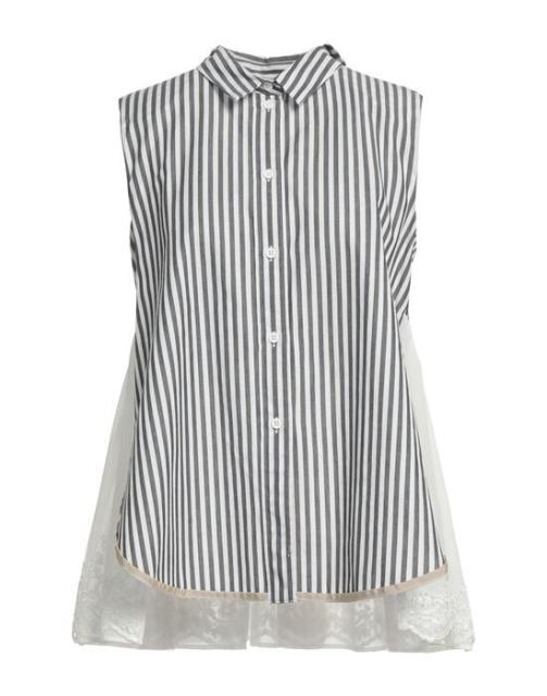 ACTITUDE by TWINSET ファッション シャツ ACTITUDE by TWINSET Striped shirts カラー:Black■ご注文の際は、必ずご確認ください。※こちらの商品は海外からのお取り寄せ商品となりますので...
