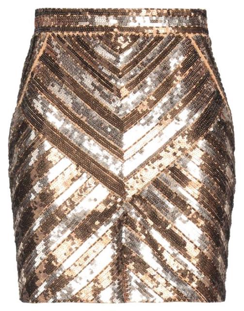 ELISABETTA FRANCHI GOLD エリザベッタフランキ ファッション スカート ELISABETTA FRANCHI GOLD Mini skirts カラー:Brown■ご注文の際は、必ずご確認ください。※こちらの商品は海外からのお取り寄せ商品となりますので、ご入金確認後、商品お届けまで3から5週間程度お時間を頂いております。※高額商品(3万円以上)は、代引きでの発送をお受けできません。※ご注文後にお客様へ「注文確認のメール」をお送りいたします。それ以降のキャンセル、サイズ交換、返品はできませんので、あらかじめご了承願います。また、ご注文をいただいてからの発注となる為、メーカー在庫切れ等により商品がご用意できない場合がございます。その際には早急にキャンセル、ご返金いたします。※海外輸入の為、遅延が発生する場合や出荷段階での付属品の箱つぶれ、細かい傷や汚れ等が発生する場合がございます。※商品ページのサイズ表は海外サイズを日本サイズに換算した一般的なサイズとなりメーカー・商品によってはサイズが異なる場合もございます。サイズ表は参考としてご活用ください。ELISABETTA FRANCHI GOLD エリザベッタフランキ ファッション スカート ELISABETTA FRANCHI GOLD Mini skirts カラー:Brown