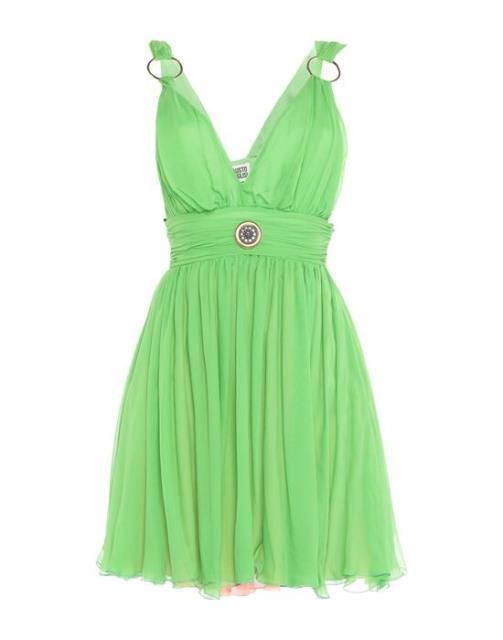 FAUSTO PUGLISI ファッション ドレス FAUSTO PUGLISI Pleated dresses カラー:Acid green■ご注文の際は、必ずご確認ください。※こちらの商品は海外からのお取り寄せ商品となりますので、ご入金...