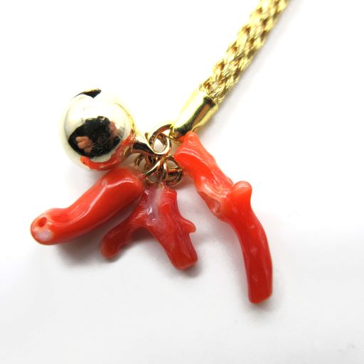 【特価品!】 血赤珊瑚 枝 3本 根付 土佐沖 さんご サンゴ コーラル sango coral 本珊瑚 無染色 宝石珊瑚 プレゼント 開運 厄除け キーホルダ...