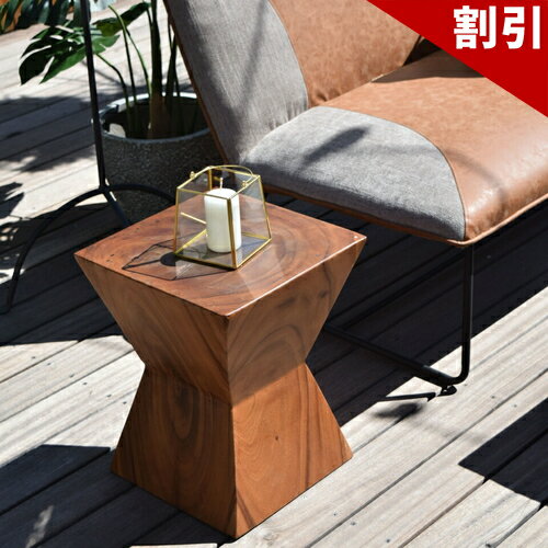 Rakuten - 最大3000円OFFクーポン配布中 06/09(火)00:00〜 ジェラルド ウッドスツール モンキーポット コントラスト 強い 木目 味わい深い 風合い シンプル スツール 重厚 ファッション ブレンド デザイン ソファサイドテーブル