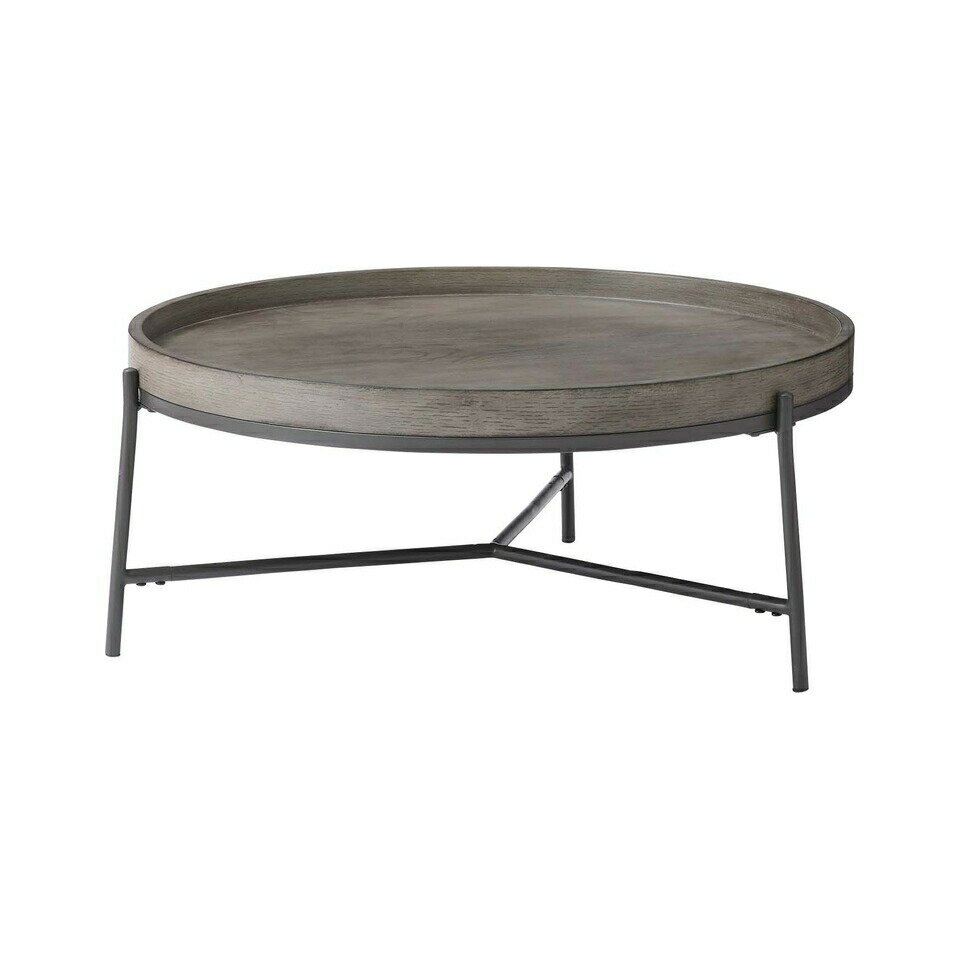 【秋インテリア祭 開催中】ラウンドテーブル デザイン モダン テーブル 上品 シック 大人 雰囲気 シャープ スチール クール [3]