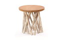 木製 サイドテーブル 花台 天然木 木製 ナチュラル