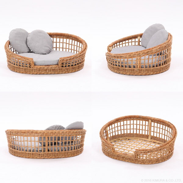 最大3000円OFFクーポン配布中 07/18(土)00:00〜 ラタン ペットカドラーBreeze ペットベッド 皮付きの籐を職人が手編みした通気性の良い丈夫なペット用ラタンベッド GK131MER sangostyle-10019488 インテリア雑貨 サンゴスタイル サンプル画像3