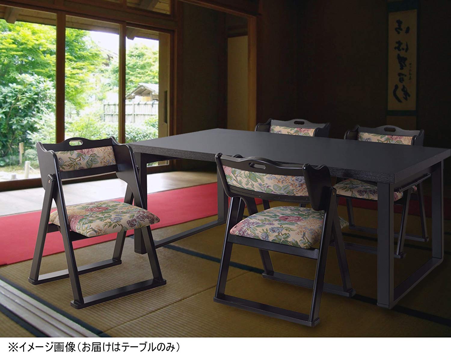 最大3000円OFFクーポン配布中 06/20(土)20:00〜法事テーブル 天板 幅150 完成品 高さ56 150×90 メラミン 折りたたみ ウレタン塗装 お座敷 和風 机 格調高い 食事会 宴会 宴席 大型 大人数 精進揚げ 組立不要 [2]