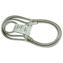 【サマーSALE開催中】台付ワイヤー ハダカ仕様 JSH 12X3M 固定・引張り用ワイヤーロープです。荷物の固定・引張り。 BFJ1031257
