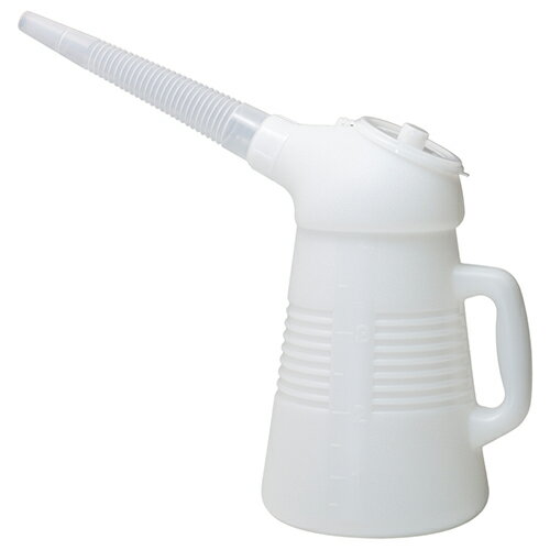 【9ヶ月保証付】オイルジョッキ フルプラ NO.340 4L 液体の移し替えに、便利です。油さし・液体のうつ..