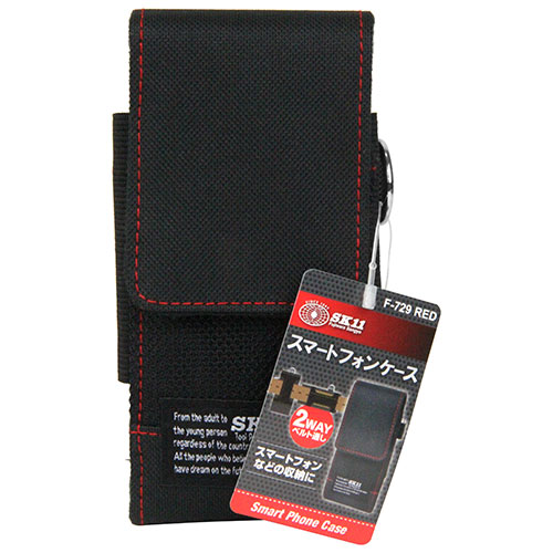 樂天商城 - スマートフォンケース レッド SK11 F-729 RED スマートフォンの収納に便利なケースです。携帯用品の収納。 BFJ1034406