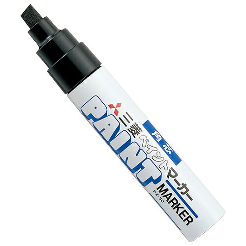 ペイントマーカー極太黒 UNI PX30.24 固着性・速乾性・発色性に優れたペイントマーカーの代表作です。..
