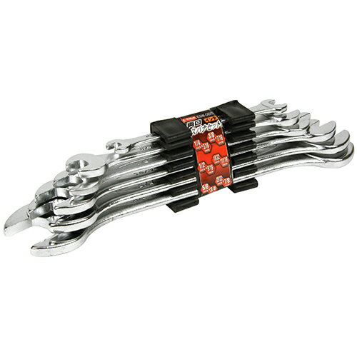 両口スパナセット インチ E-Value ESW-06IS 便利な6本組のインチサイズの両口スパナセットです。六角ボルト・ナットの締付け、緩め作業。 BFJ1036575