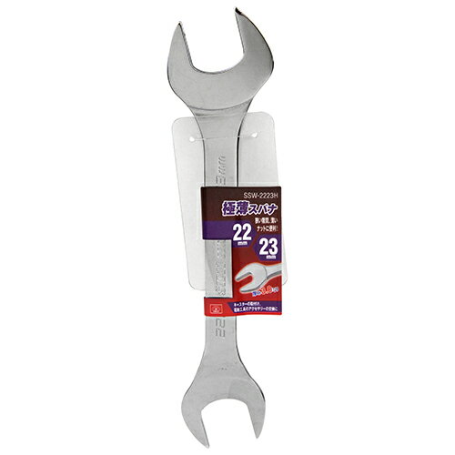 樂天商城 - 極薄スパナ SK11 SSW-2223H 狭い隙間や薄いナットの作業に最適です。六角ボルト・ナットの締付け、緩め作業。 BFJ1036648