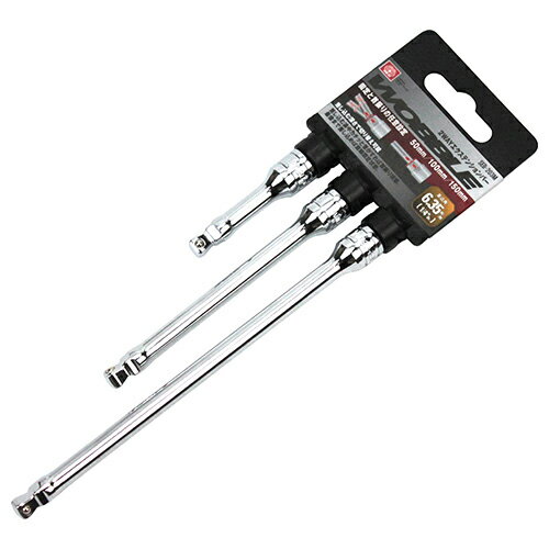 樂天商城 - 2WAYエクステンションバー SK11 SEB-203M 首振り状態と固定状態のどちらにも設定可能なエクステンションバー 深くて狭い場所でハンドル操作がしにくい場合のソケットの延長。 BFJ1036965