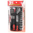 ドライバー&レンチセット E-Value EMT-35C 家具の組み立て・メンテナンスに最適な、35pcs入りのセットです。家庭・事務所等におけるメンテナンス作...