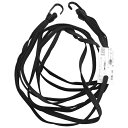 【サマーSALE開催中】バンジー平ゴム 黒 三友産業 HR-1669 120CM 伸縮性のある両端フック付の平ゴムです。荷物の仮固定や結束。 BFJ102502...