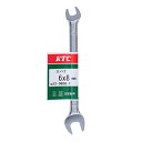 【期間限定ポイント2倍】スパナ KTC S2-0608-F KTC独自のI型断面形状により、しなりに強く、軽いです。六角ボルト・ナットを締め緩めする為のスパナ。...