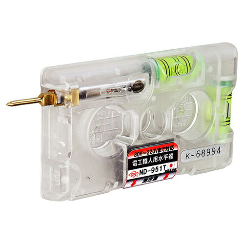 乐天商城 - 電工職人用水平器 検電付 KOD ND-951T 強力マグネット、検電テスター付きで作業効率がアップします。電工職人用水平器。 BFJ1043261