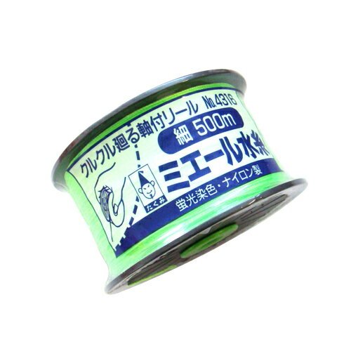 乐天商城 - ミエール水糸グリーン細500 たくみ NO.4316 クルクル回る軸付きリールでスムーズに糸張りができます。測量用水糸。 BFJ1028325