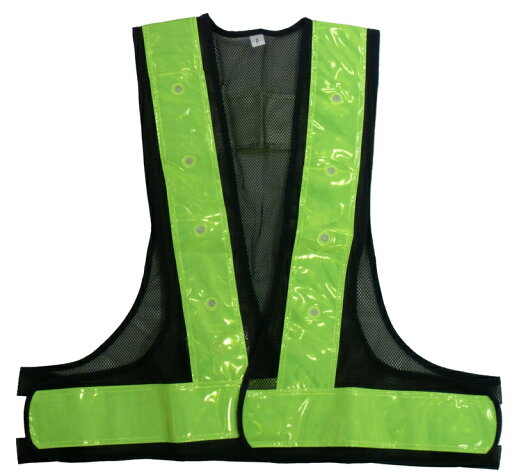 【マラソン限定 ポイント2倍】安全べスト LED ネイビー 紺 緑 グリーン 反射ベスト 軽い 軽量 工事現場 作業 夜間 光る ベスト LED安全ベスト 強力反射 おすすめ メンズ メッシュ素材 疲れ軽減 ネイビー bkt1017758