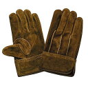 皮手袋 レザー 洗える メンズ レディース 茶色 ブラウン オシャレ シンプル 洗濯可能 使いやすい カラー皮手 牛本革背縫い ソフトオイル加工 オリーブ レザ...