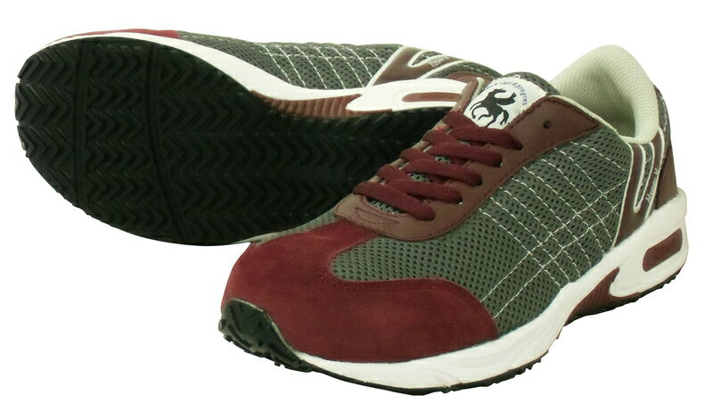 ハイパーV＃2000 安全スニーカー（ヒモ） チョコ