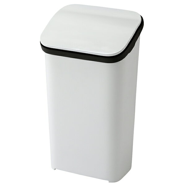 最大3000円OFFクーポン配布中 07/04(土)20:00〜 スムース ごみ箱 ゴミ箱 ダストボックス ブッシュ 20L GBBH015 ウッド ブラック ホワイト メタル [3]